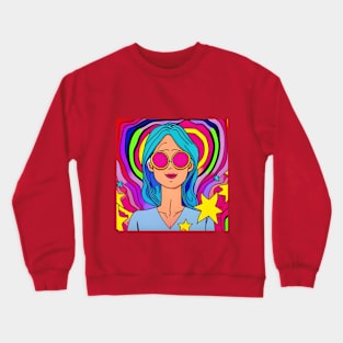 Psychedelic Feminism 2 Crewneck Sweatshirt